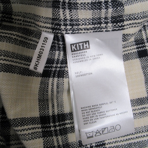 Kith Men's Boxy Collared Overshirt Nocturnal KHM031159-413 Size L Summer 2023 - Picture 10 of 12